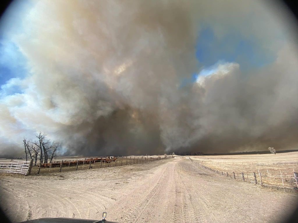 Fires Devastate Ranch Country from Nebraska to Texas