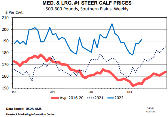 Stocker Steer Prices; Trends & Outlook Cattle Range