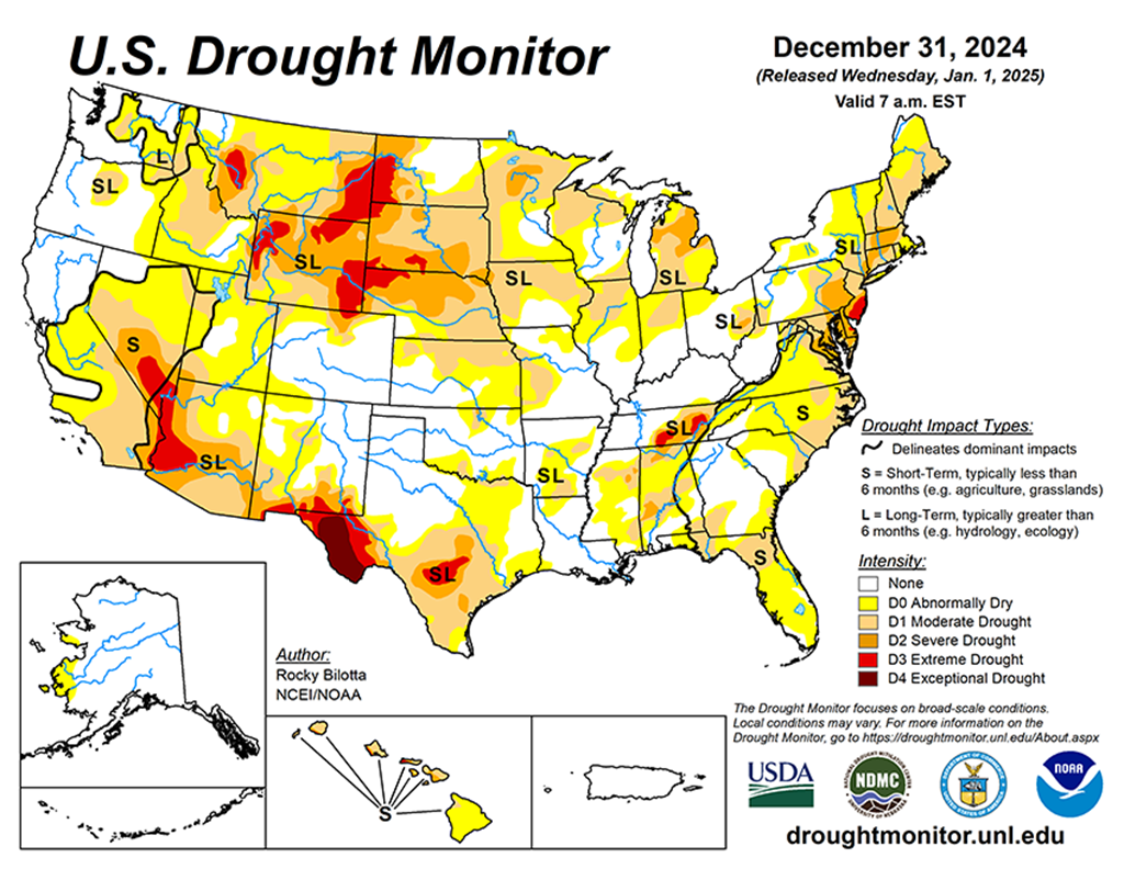 38.06% of the Lower 48 States are in Drought