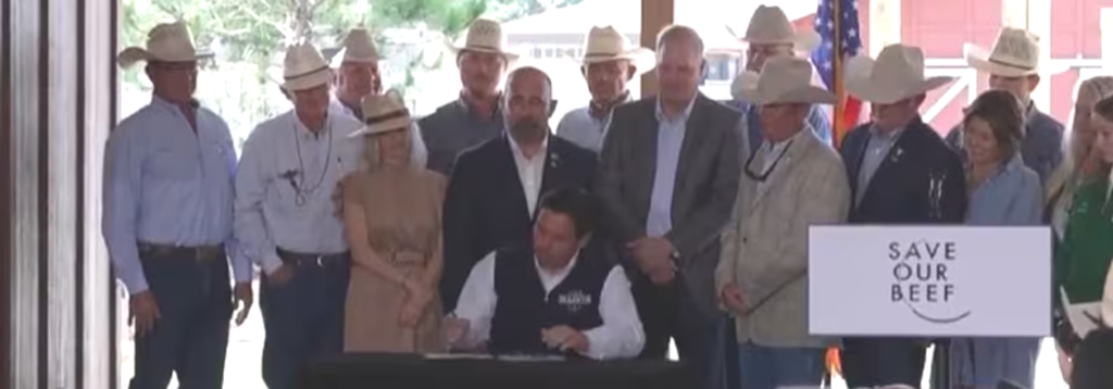 DeSantis signs Bill Banning the Sale and Manufacture of Synthetic Meat