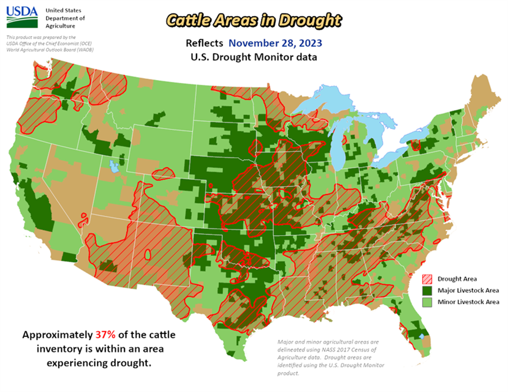 Drought Update: 34.36% of the Lower 48 States are in Drought